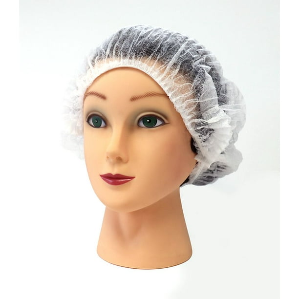 White Safety Zone DBWH-24-1 Bouffant Cap 24 Size Pack of 1000 Bag White Safety Zone DBWH-24-1 Bouffant Cap 24 Size Pack of 1000 Bag